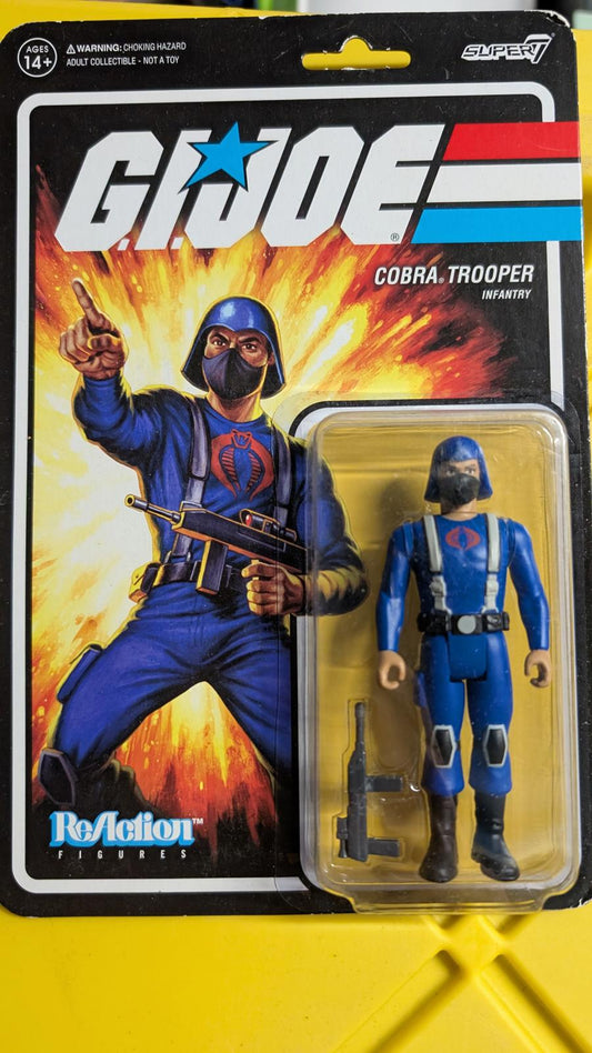 G.I. Joe Cobra Trooper Infantry Action Figure ReAction Figures