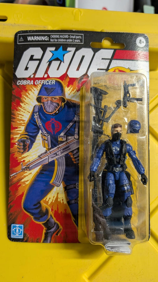 2021 Hasbro G.I. Joe Retro Cobra Officer 3.75inch Action Figure toy MOC Brandnew