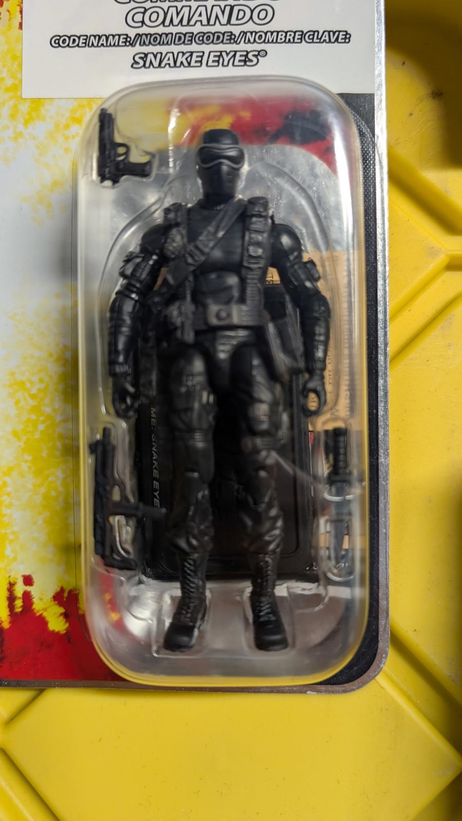Hasbro GI Joe 25th Anniversary Commando "Snake Eyes" Action Figure SEALED MOC