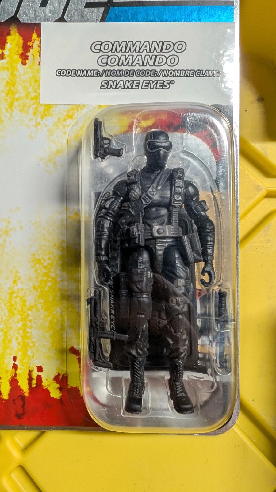 Hasbro GI Joe 25th Anniversary Commando "Snake Eyes" Action Figure SEALED MOC