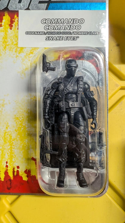 Hasbro GI Joe 25th Anniversary Commando "Snake Eyes" Action Figure SEALED MOC