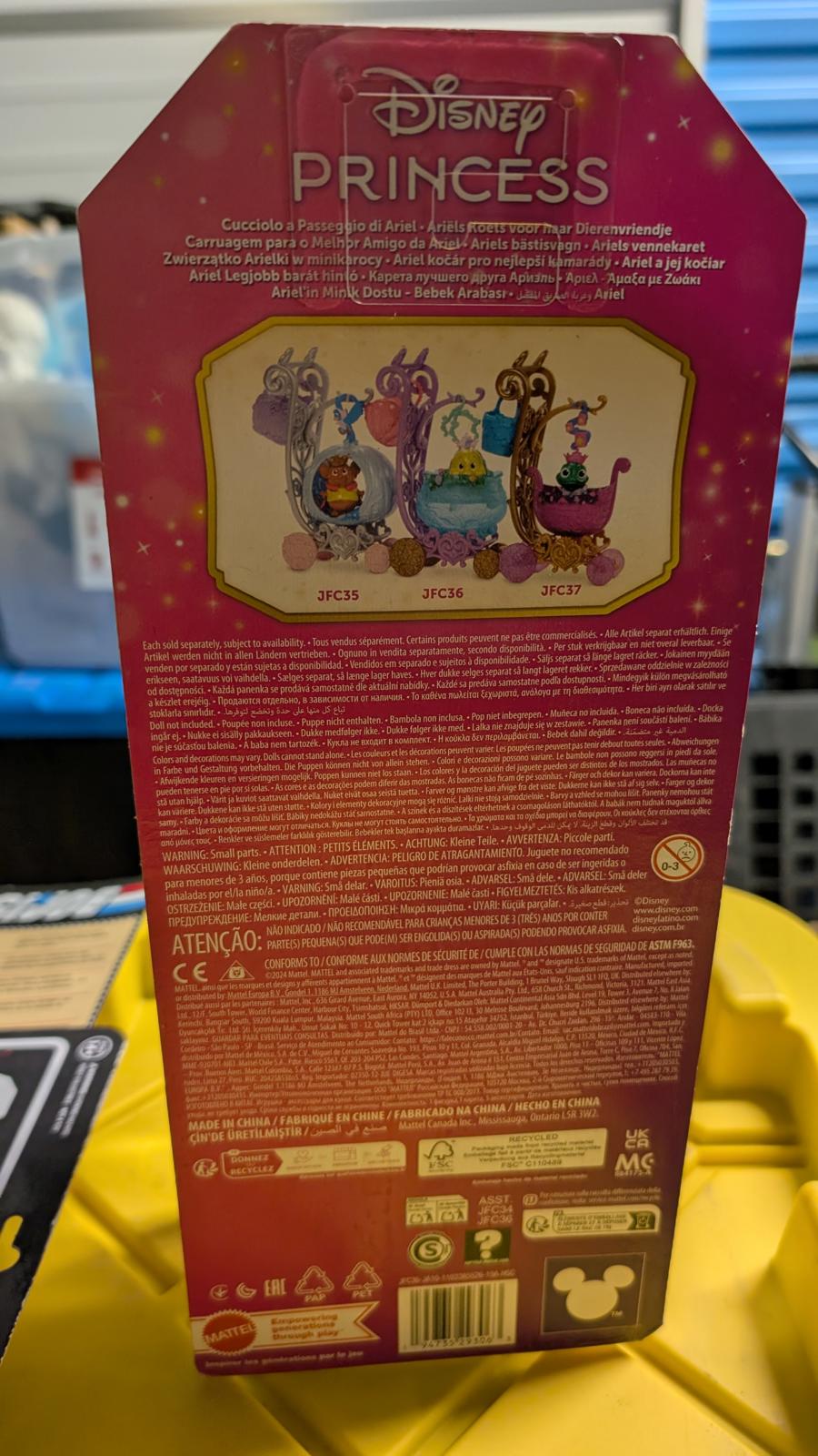 Disney Princess Ariel Bestie Carriage Pak Flounder Accessory New Sealed
