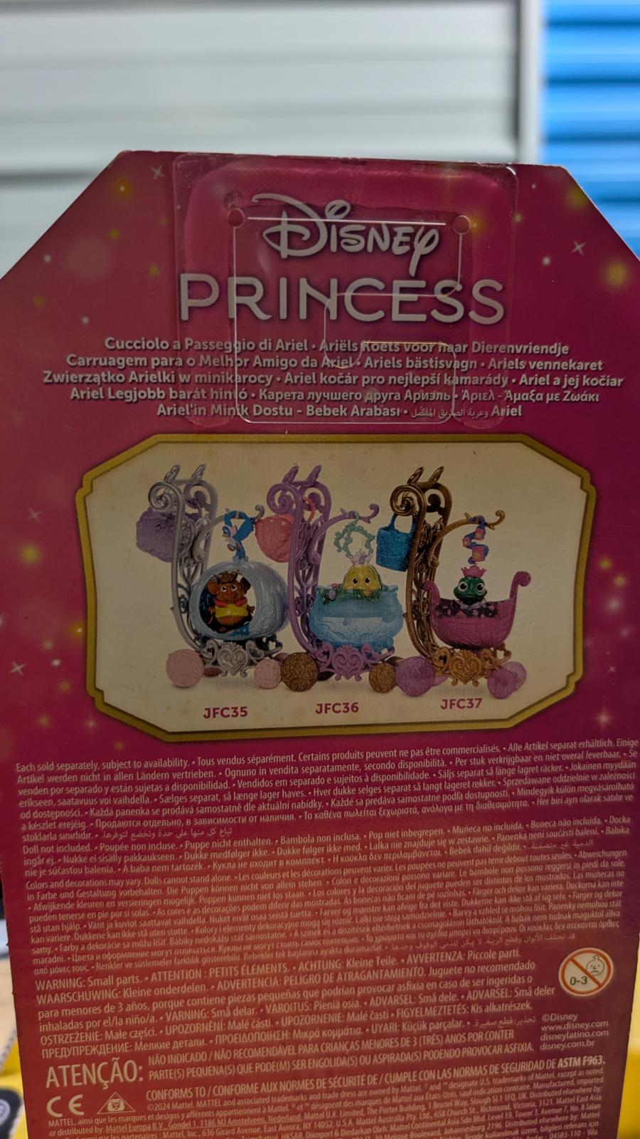 Disney Princess Ariel Bestie Carriage Pak Flounder Accessory New Sealed