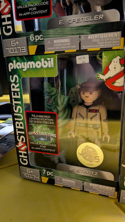 Playmobil Ghostbusters Limited Edition Lot 4 Figures Spengler Venkman Stantz NIB
