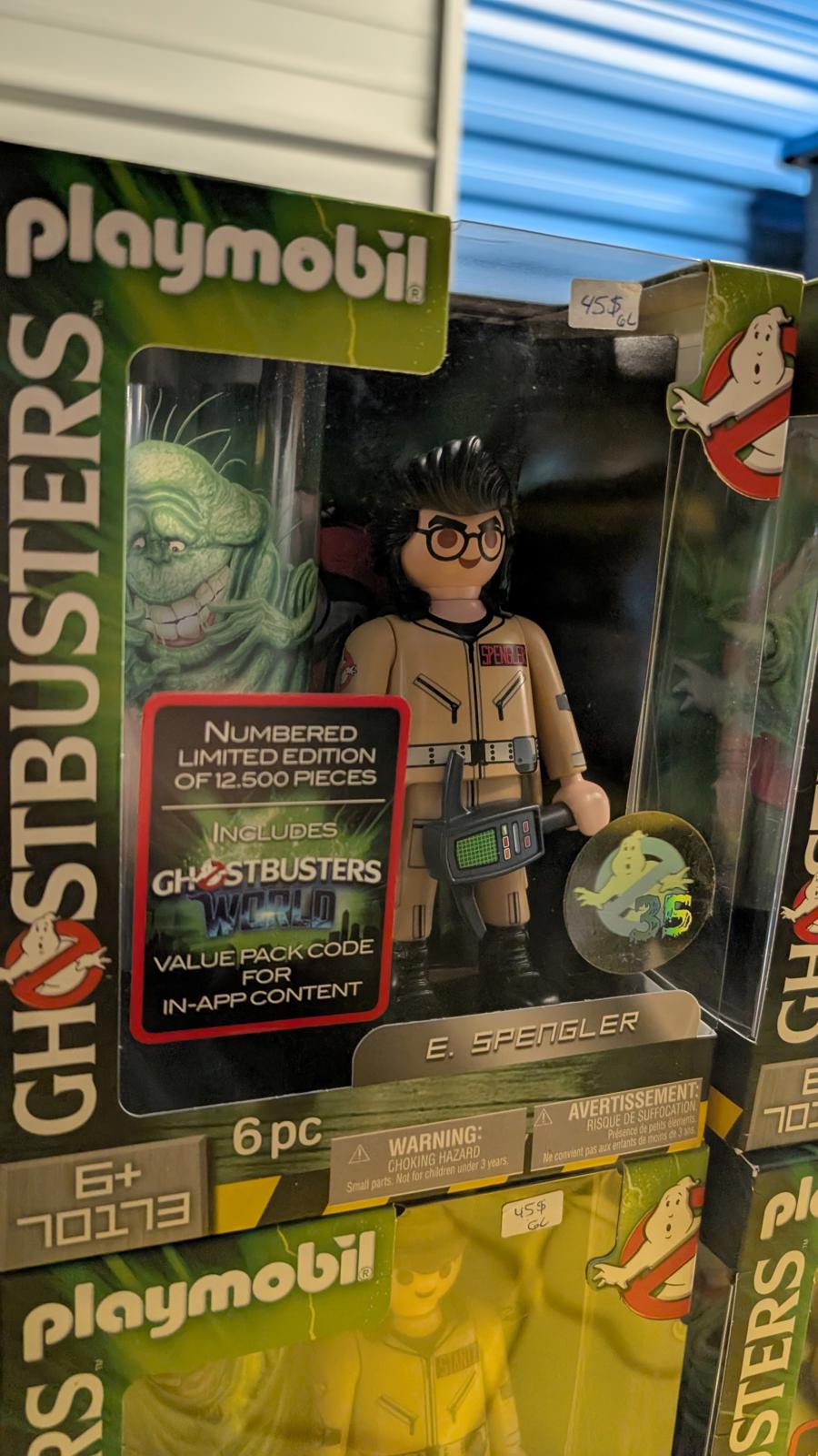 Playmobil Ghostbusters Limited Edition Lot 4 Figures Spengler Venkman Stantz NIB