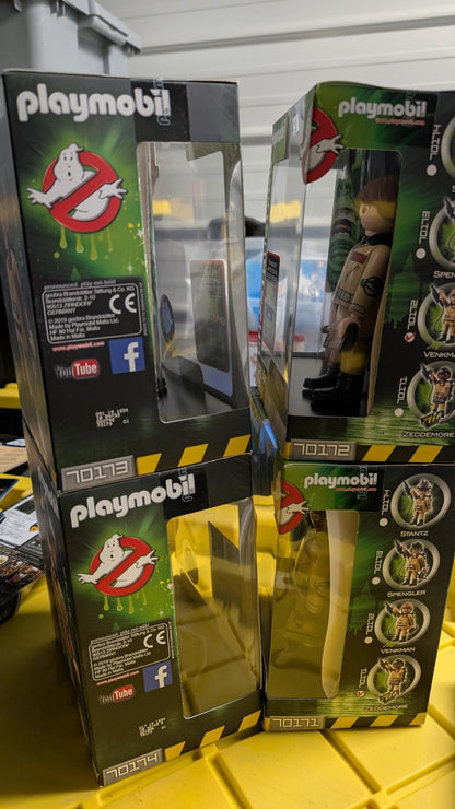 Playmobil Ghostbusters Limited Edition Lot 4 Figures Spengler Venkman Stantz NIB