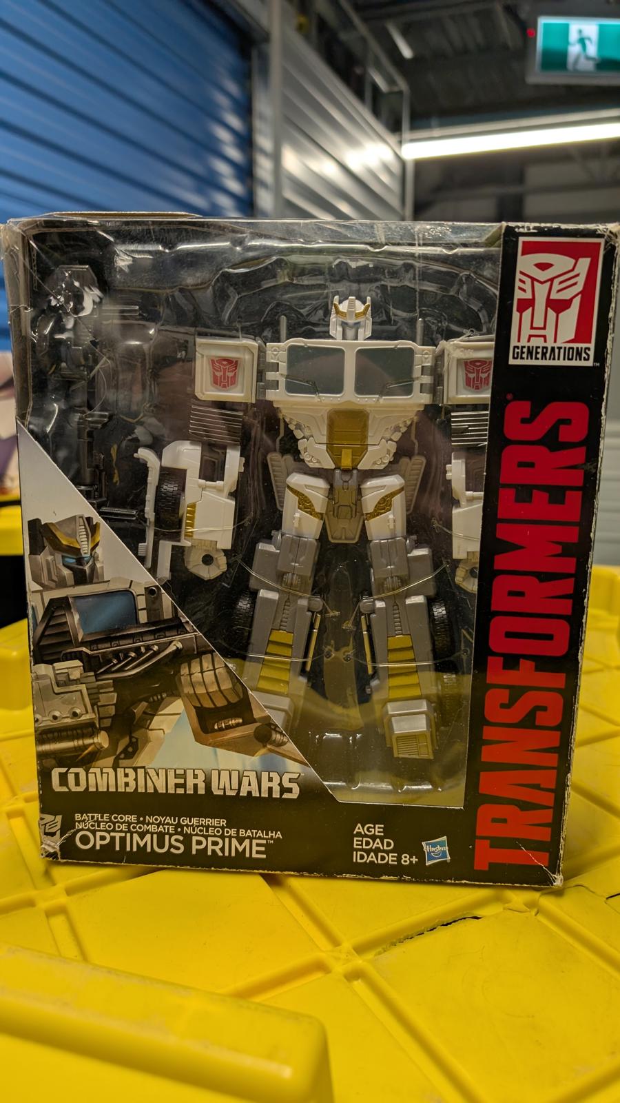 Transformers Combiner Wars Voyager Figure Battle Core Optimus Prime 2014 Hasbro
