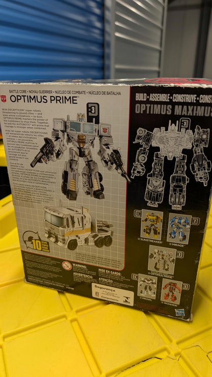 Transformers Combiner Wars Voyager Figure Battle Core Optimus Prime 2014 Hasbro