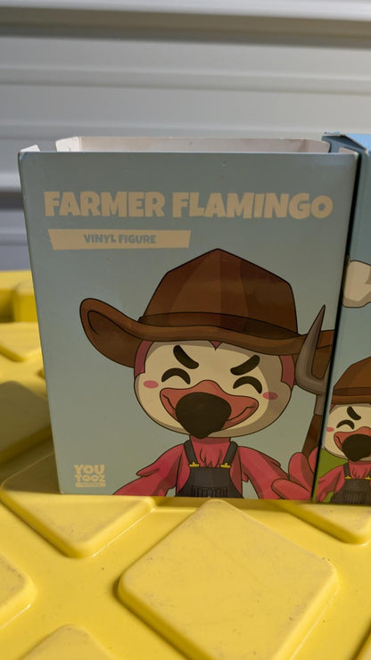 Farmer Flamingo Youtooz #90 Vinyl Figurine Limited Edition New