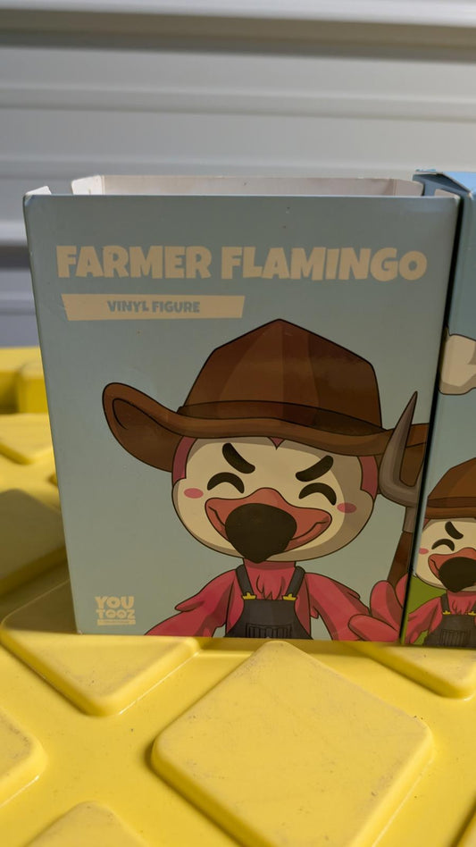 Farmer Flamingo Youtooz #90 Vinyl Figurine Limited Edition New
