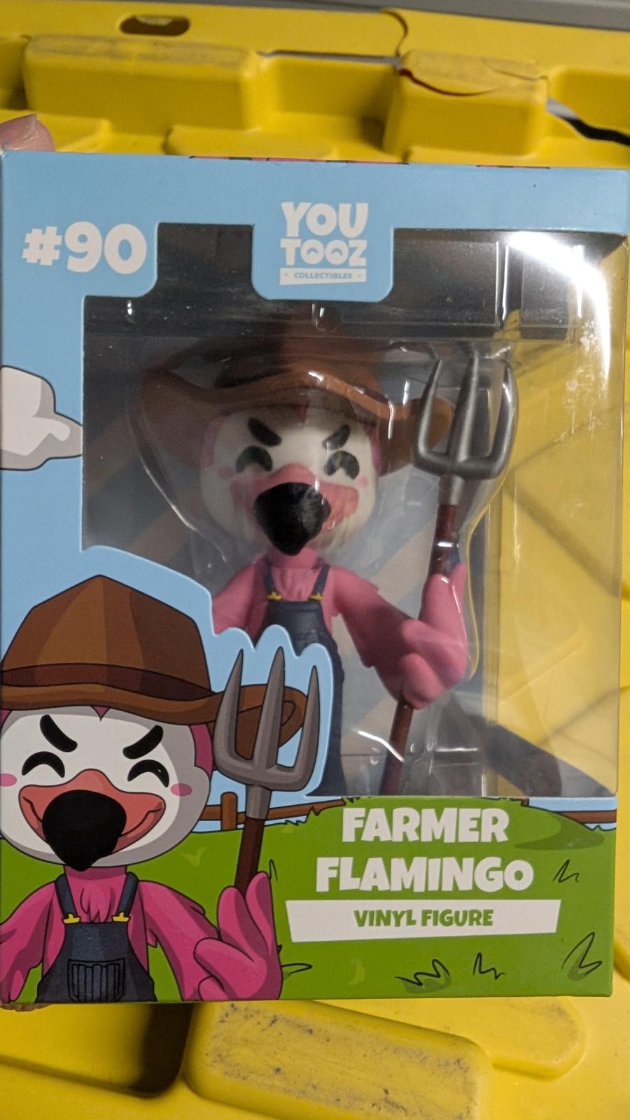 Farmer Flamingo Youtooz #90 Vinyl Figurine Limited Edition New