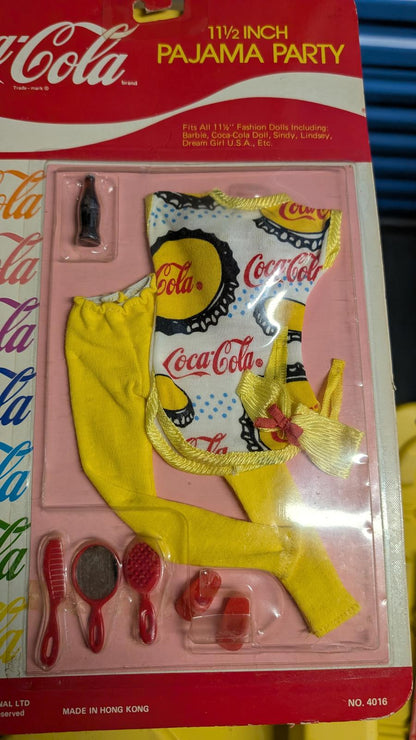 Coca-Cola 11½ Inch Pajama Party Doll Outfit by BBI Toys International Ltd 1986
