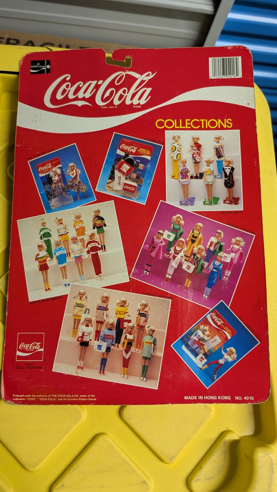Vintage Coca-Cola 11½ Inch Pajama Party Doll Outfit Set No.4016 1986 BBI