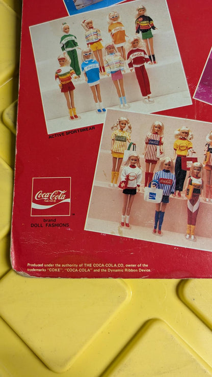 Vintage Coca-Cola 11½ Inch Pajama Party Doll Outfit Set No.4016 1986 BBI