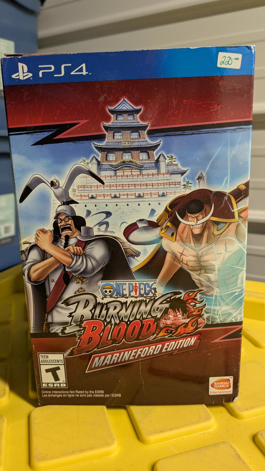 One Piece: Burning Blood -- Marineford Edition (Sony PlayStation 4, 2016) game