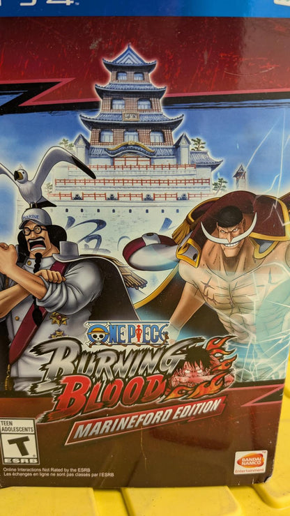 One Piece: Burning Blood -- Marineford Edition (Sony PlayStation 4, 2016) game