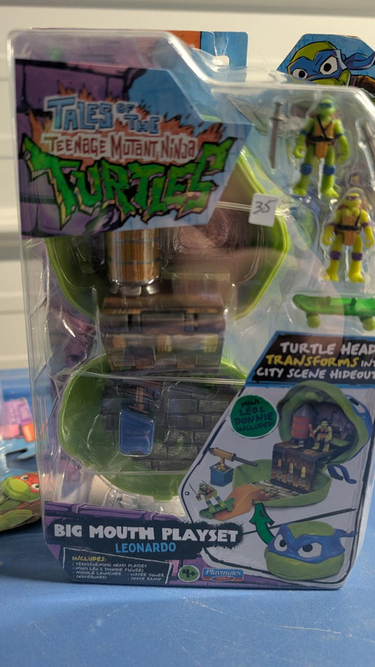 Tales of the Teenage Mutant Ninja Turtles Big Mouth Playset Leonardo