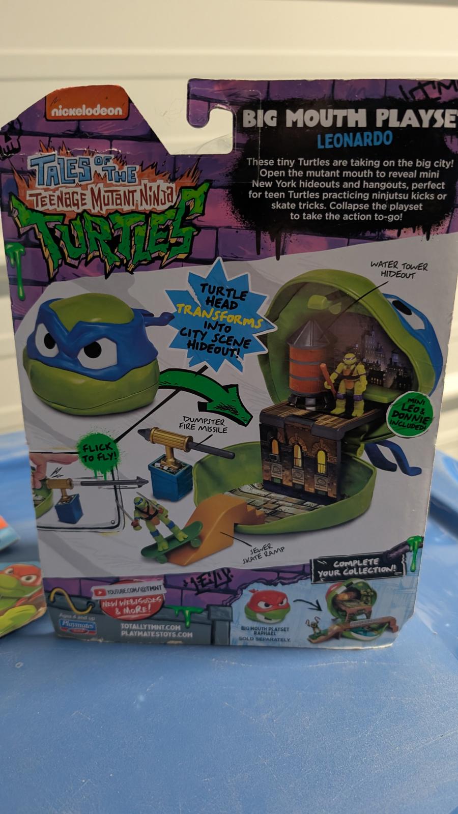 Tales of the Teenage Mutant Ninja Turtles Big Mouth Playset Leonardo
