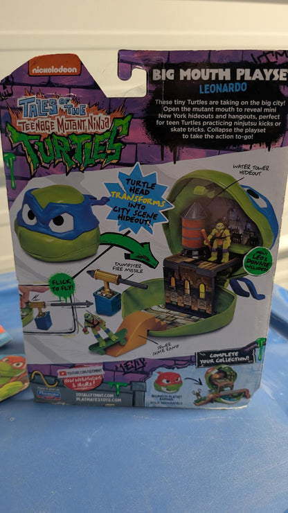 Tales of the Teenage Mutant Ninja Turtles Big Mouth Playset Leonardo