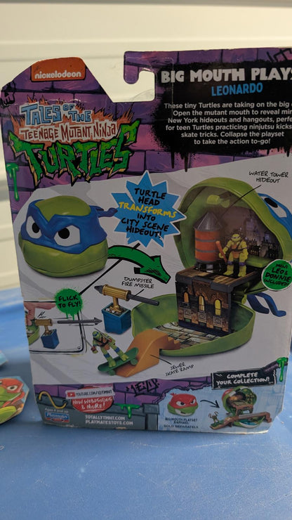 Tales of the Teenage Mutant Ninja Turtles Big Mouth Playset Leonardo