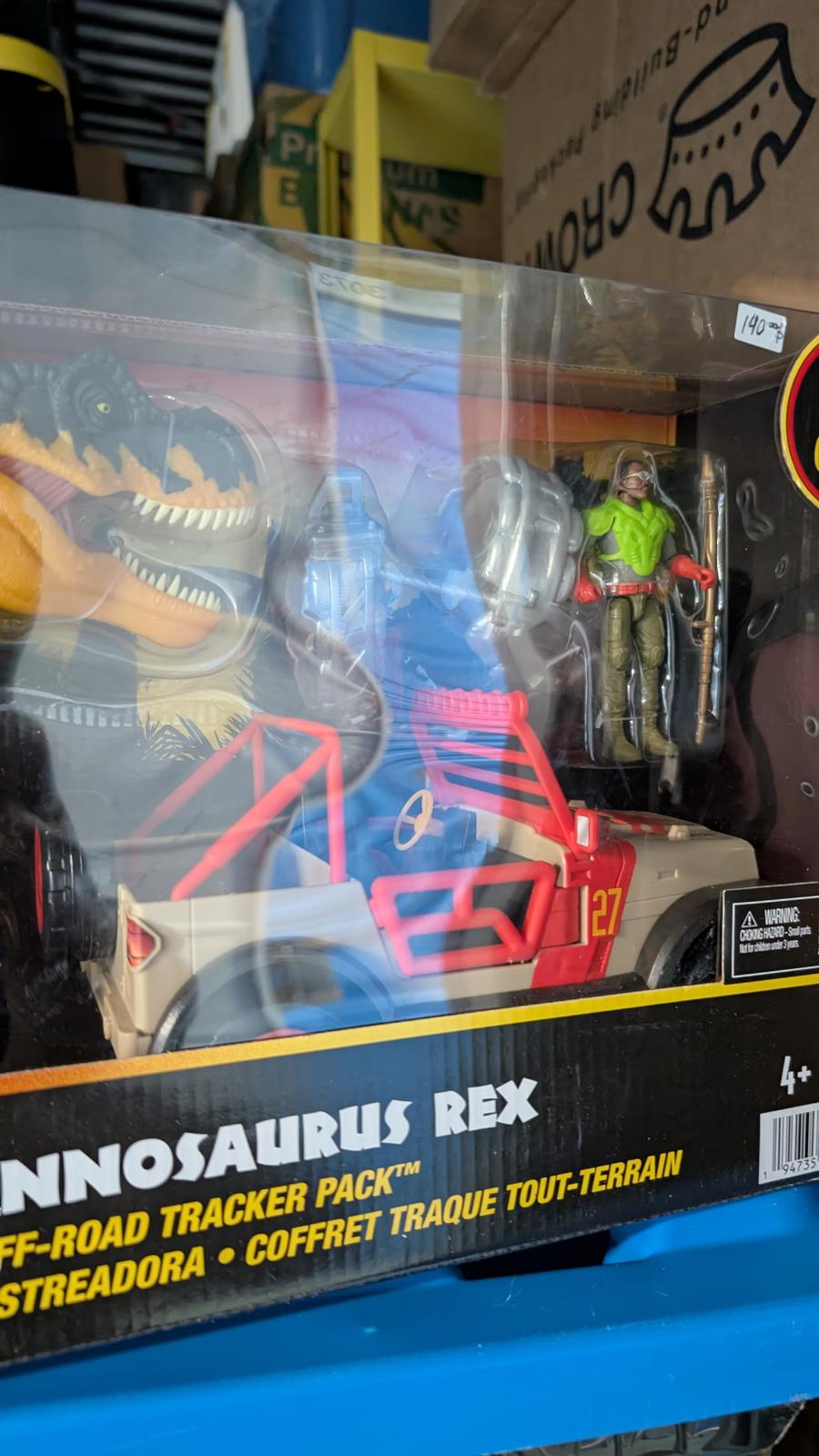 Jurassic Park '93 Classic Tyrannosaurus Rex Off-Road Tracker Pack