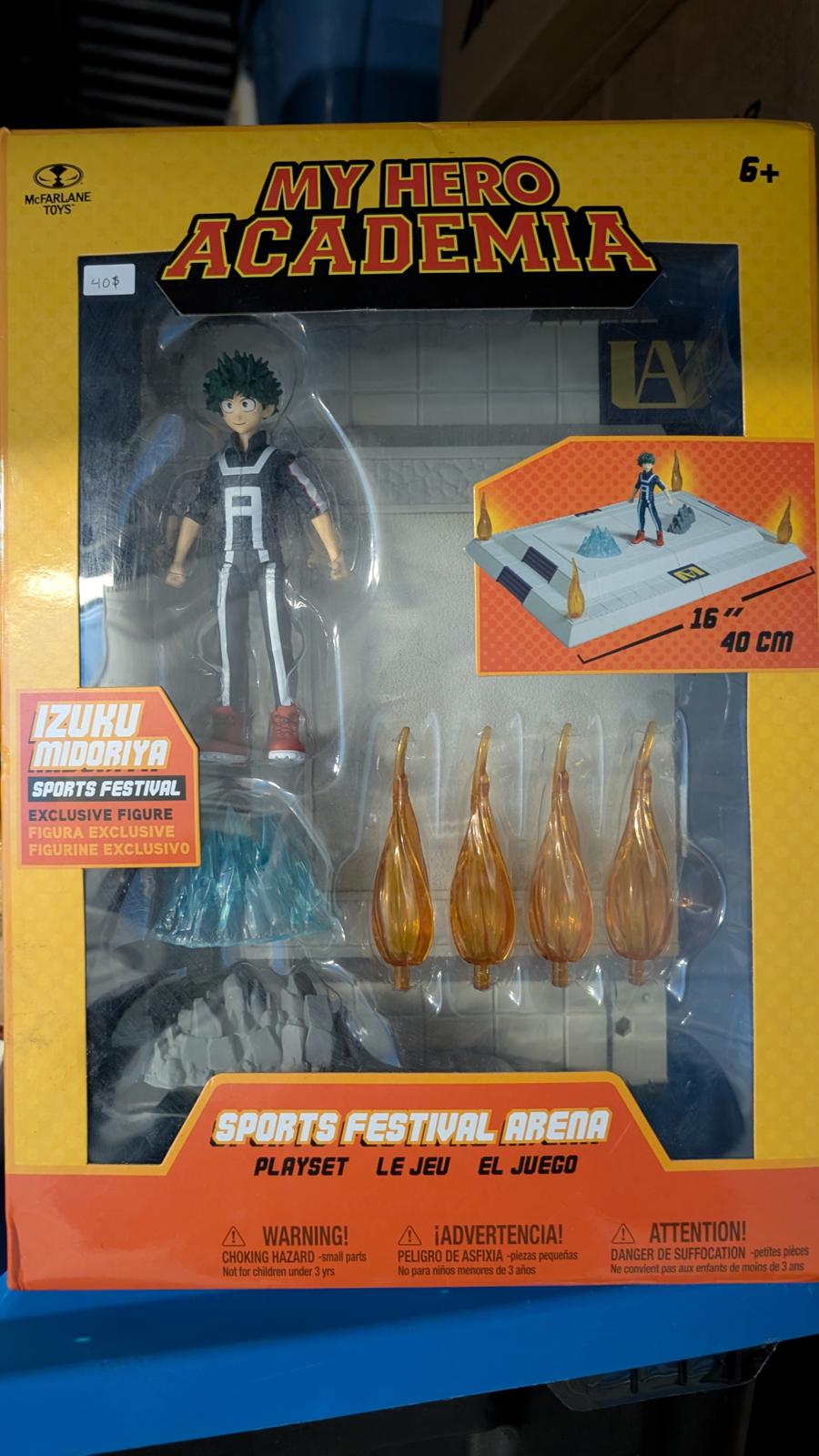 My Hero Academia Izuku Midoriya Sports Festival Arena Playset Exclusive Figure