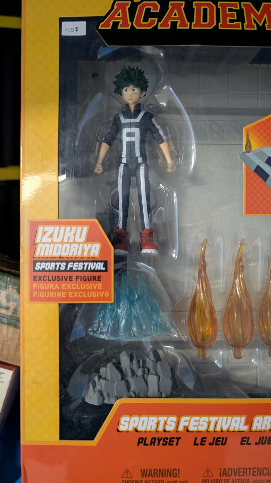 My Hero Academia Izuku Midoriya Sports Festival Arena Playset Exclusive Figure