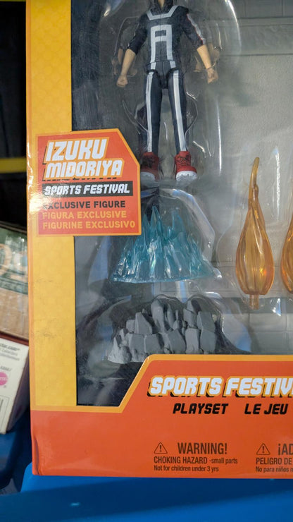 My Hero Academia Izuku Midoriya Sports Festival Arena Playset Exclusive Figure