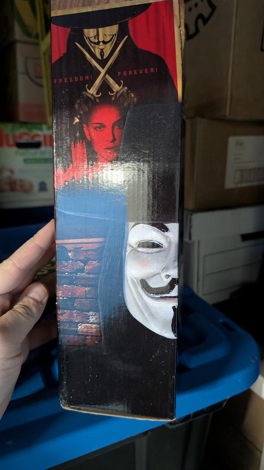 V for Vendetta 'V' 12" Action Figure with Sound Button Neca DC COMICS 2007