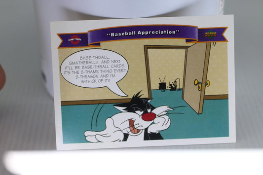 1991 Upper Deck Comic Ball 2 warner bros #157 Looney Tunes MLB Trading Card