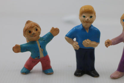 Lot de 4 figurines Passe-Partout vintage – Tous les personnages – Télé-Québec