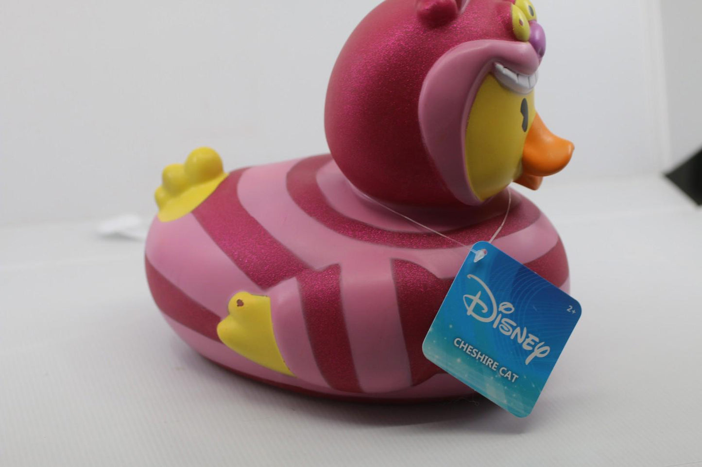 Disney Cheshire Cat Giant Jumbo Rubber Duckie Duck 9” Toy Figure New w Tags 9" H
