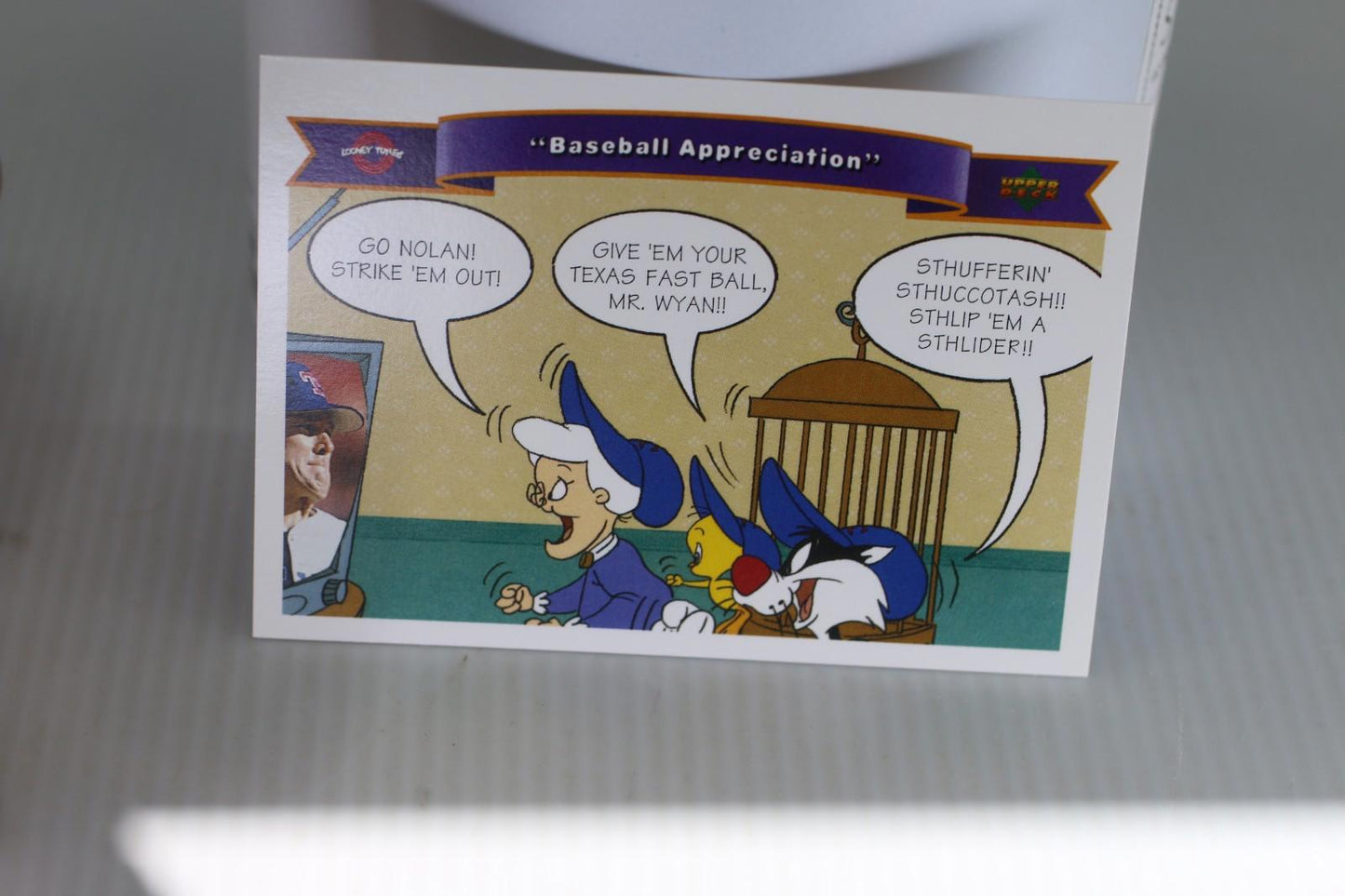 1991 Upper Deck Comic Ball 2 warner bros #170 Looney Tunes MLB Trading Card