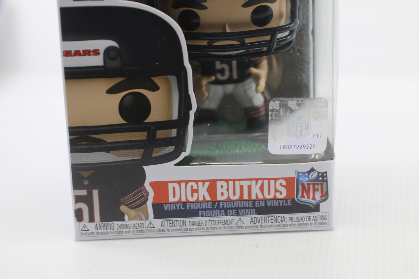 DICK BUTKUS - Chicago Bears - NFL Funko Pop! #260 Collectible Vinyl Figure NEW