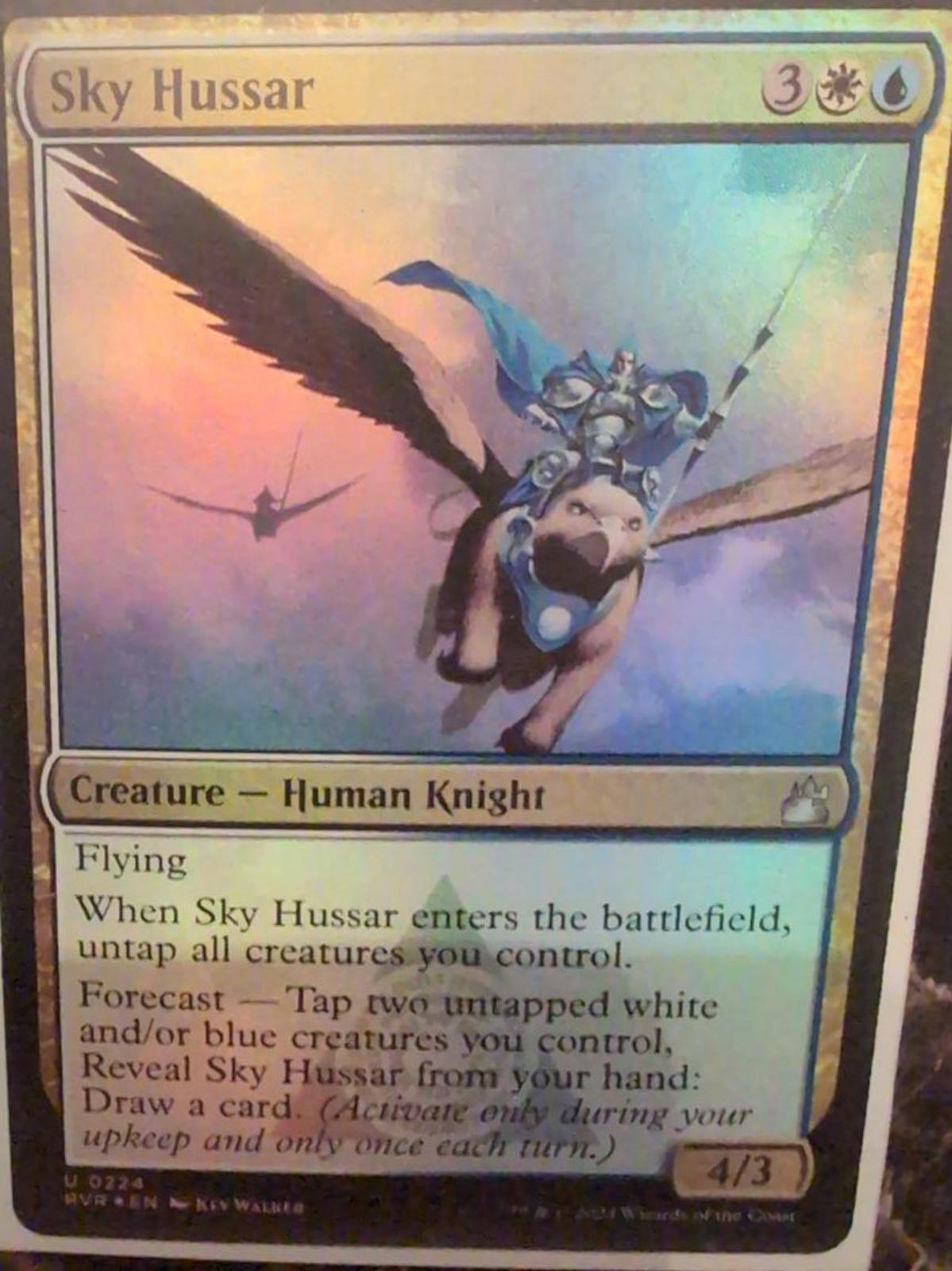 Magic: The Gathering Sky Hussar #224 Foil  Ravnica Remastered Card MTG x1