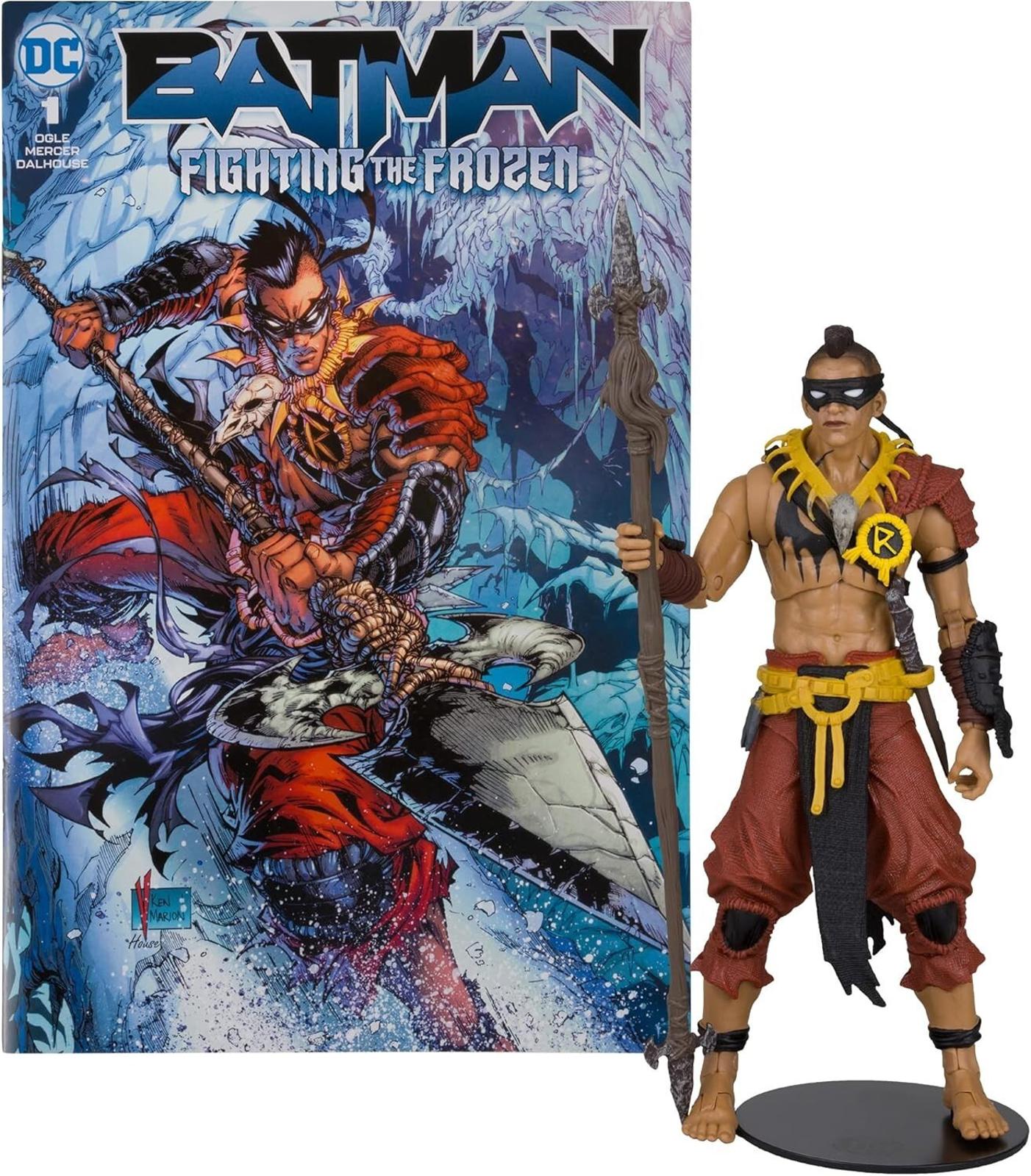 McFarlane Toys DC Multiverse Page Punchers Robin  7inch Action Figure + Comic