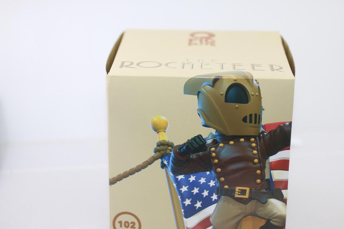 The Rocketeer Q-Fig Elite 5 inches Figurine Quantum Mechanix Box Number 102