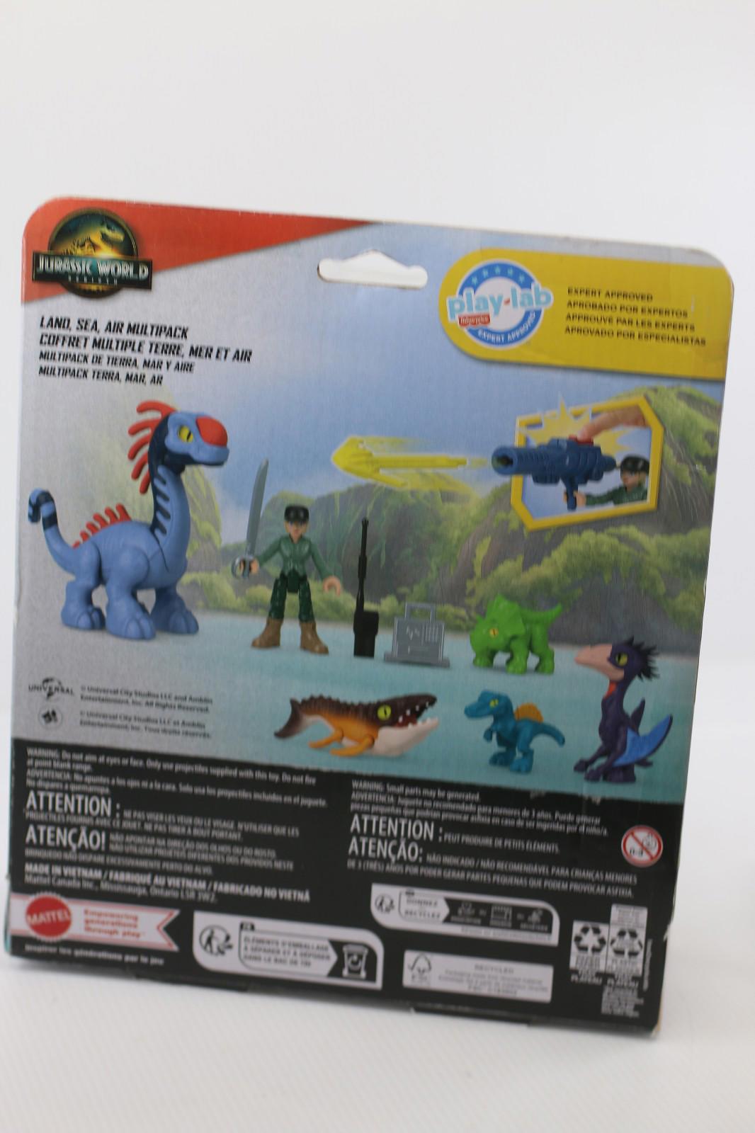 Jurassic World Imaginext Land Sea Air Figures Set New Dinosaurs Fisher Price
