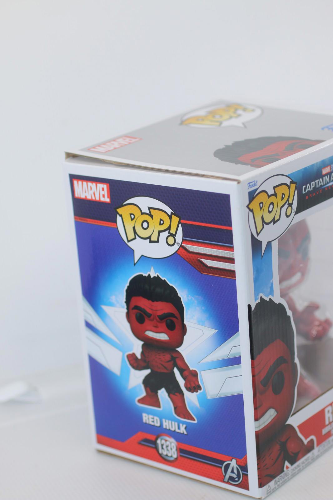 FUNKO POP! SUPER Captain America Brave New World Movie Red Hulk Vinyl 1366