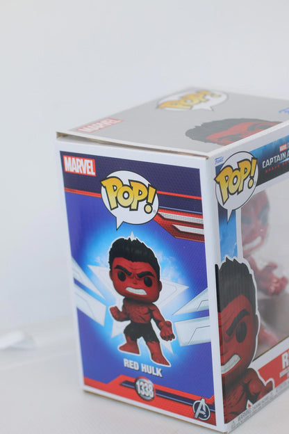 FUNKO POP! SUPER Captain America Brave New World Movie Red Hulk Vinyl 1366