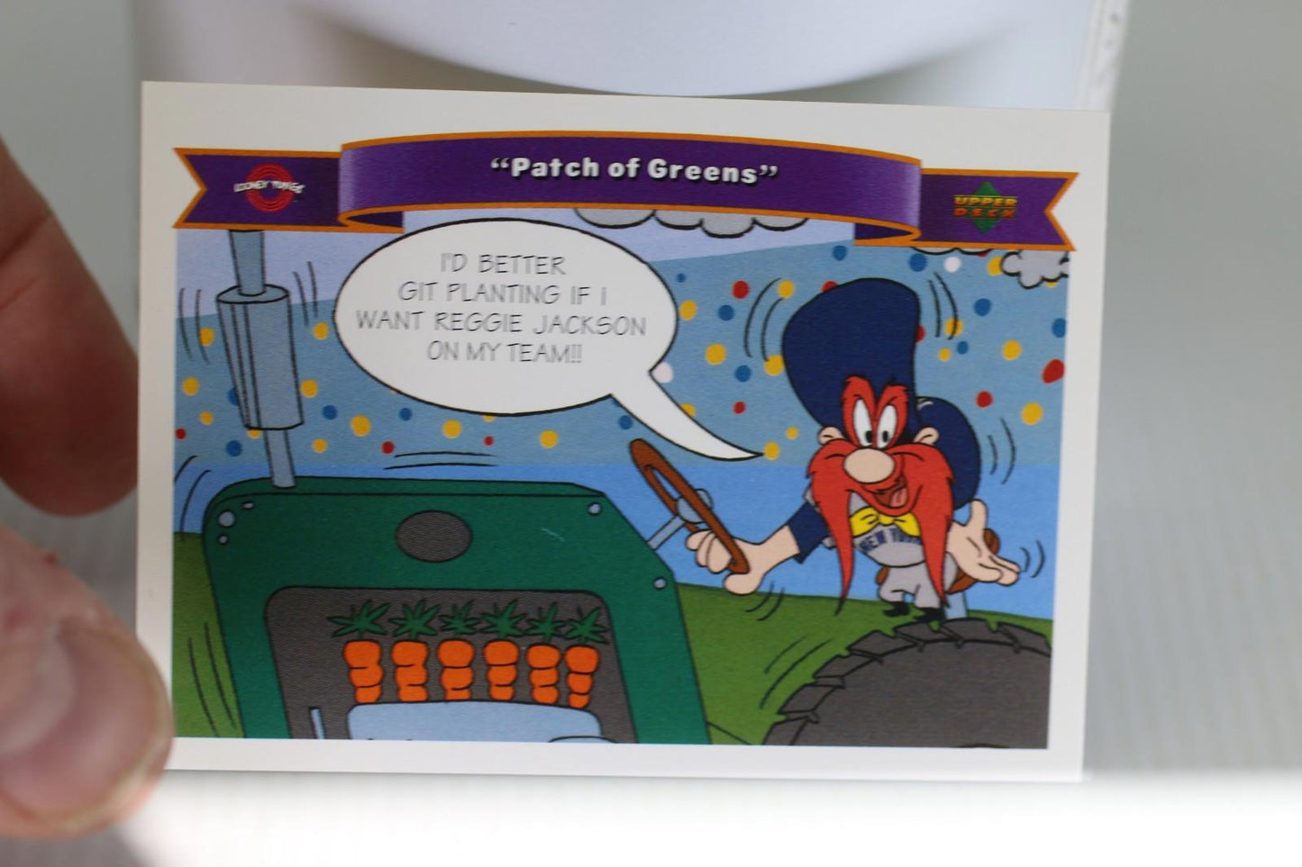 1991 Upper Deck Comic Ball 2 warner bros #153 Looney Tunes MLB Trading Card