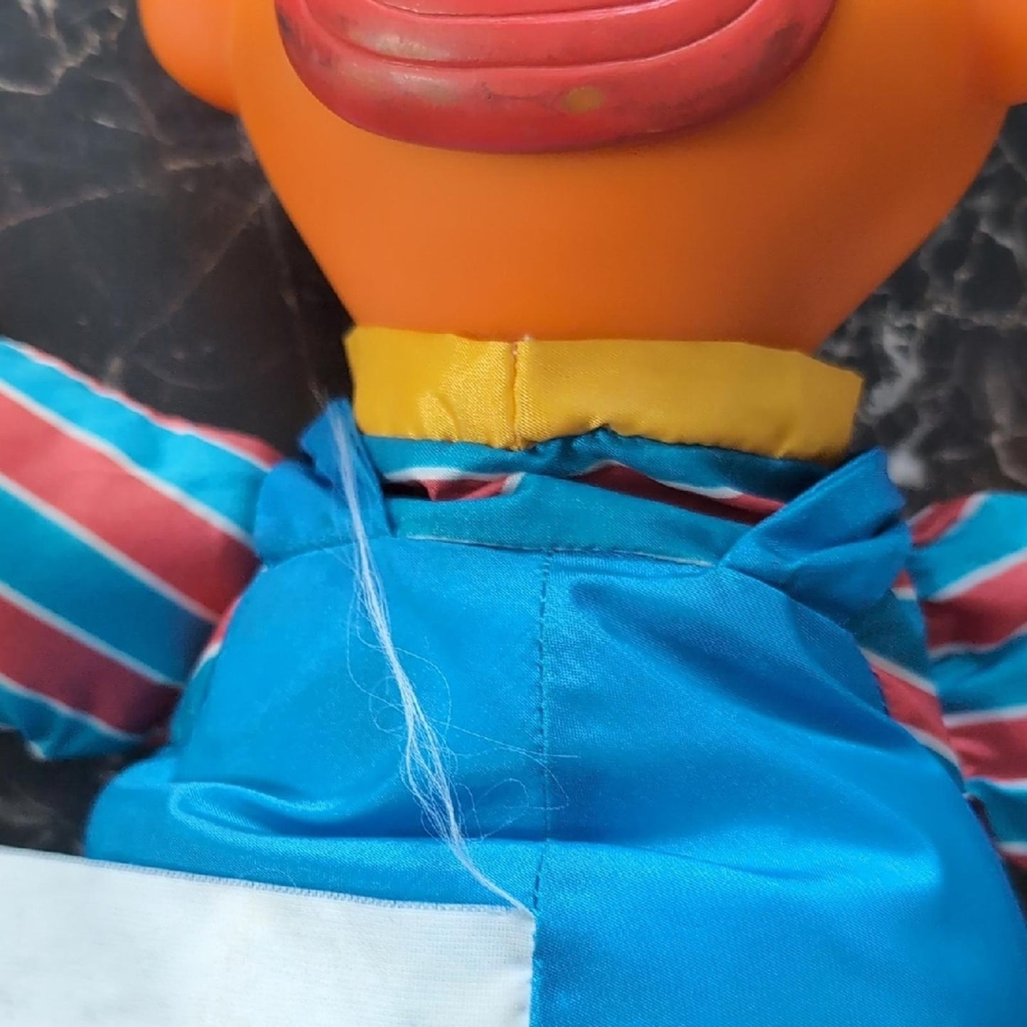 VINTAGE 1995 TYCO Sesame Street TUMBLING ERNIE 12" Plush STUFFED ANIMAL TOY