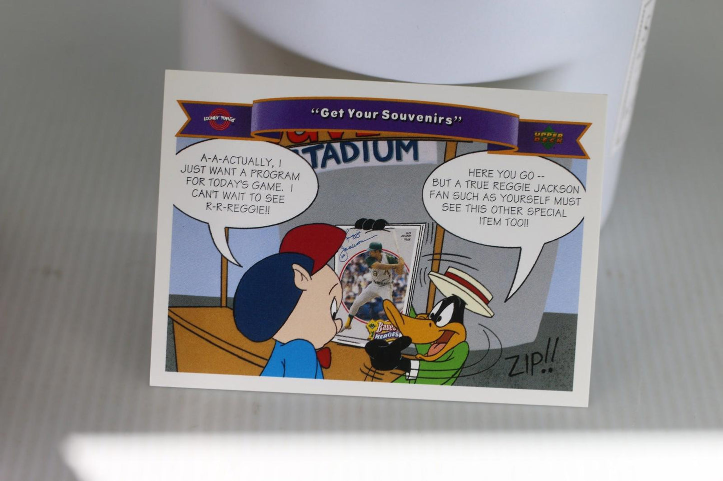 1991 Upper Deck Comic Ball 2 warner bros #175 Looney Tunes MLB Trading Card