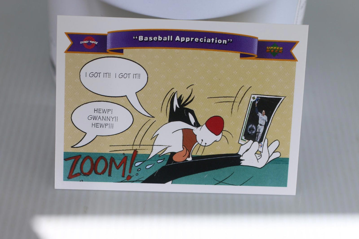 1991 Upper Deck Comic Ball 2 warner bros #168 Looney Tunes MLB Trading Card