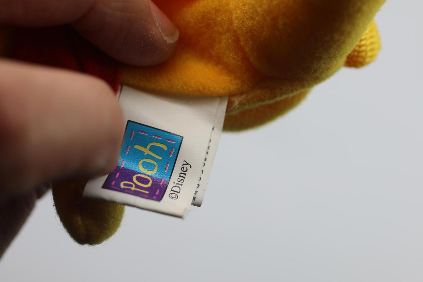 Disney Winnie the Pooh Plush Coin Purse Zipper Keychain Wallet 6"