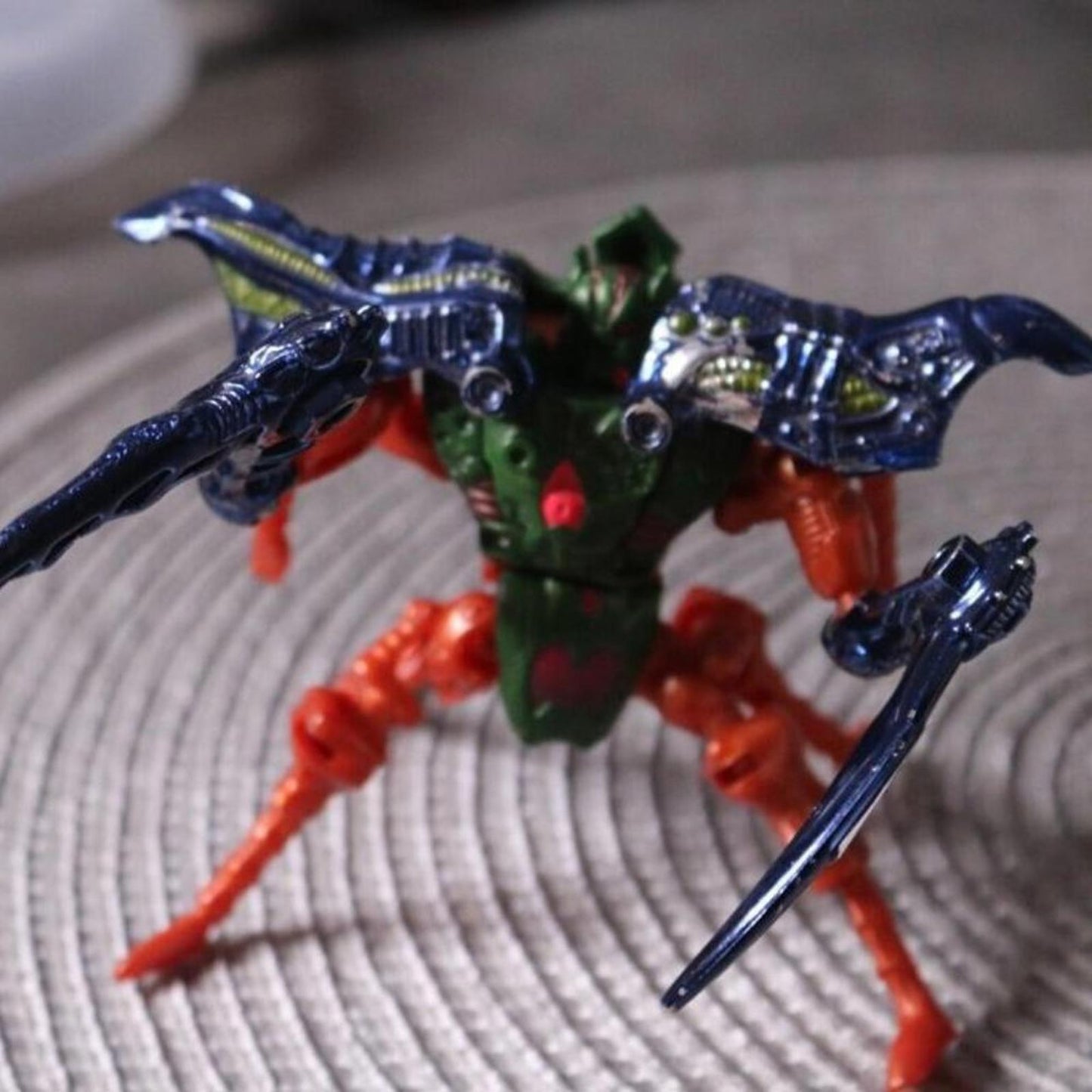 Transformers Beast Wars SCAREM Transmetals 2 Figure 100% Complete 1998 Vintage