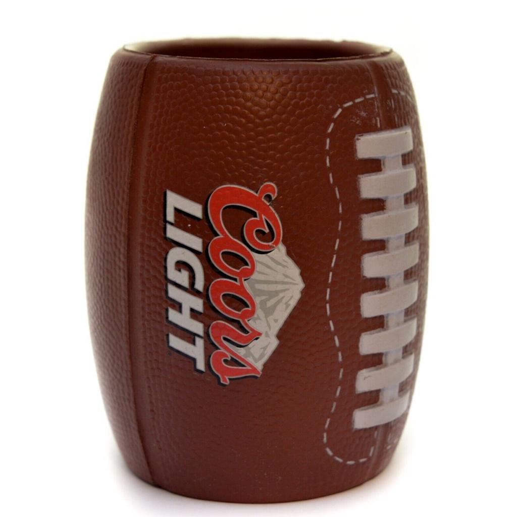 lot of 2 Cool American Football Can Coozie ! Coors Light Beer Promotion 4½''
