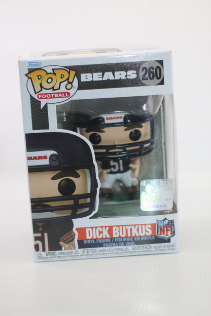 DICK BUTKUS - Chicago Bears - NFL Funko Pop! #260 Collectible Vinyl Figure NEW