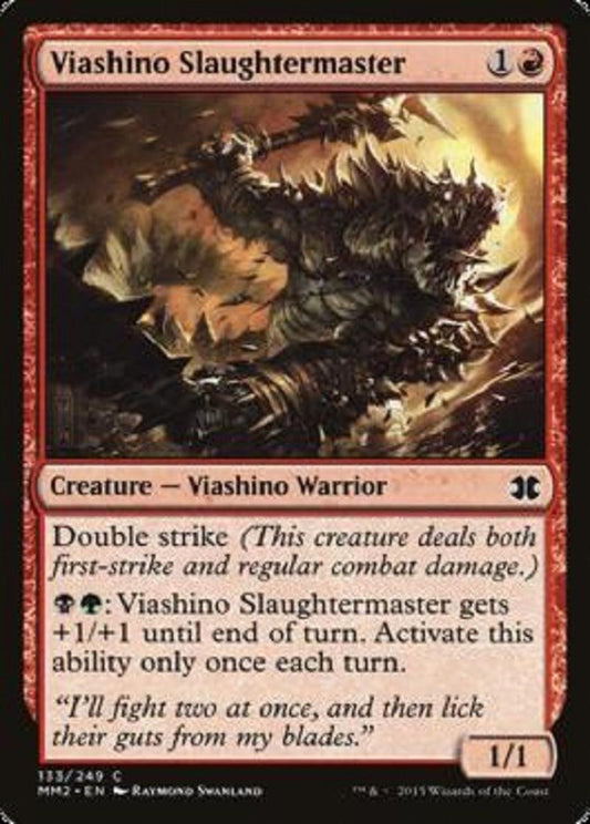 MTG 4x Viashino Slaughtermaster Modern Masters 2015 Edition Magic Gatheringcards
