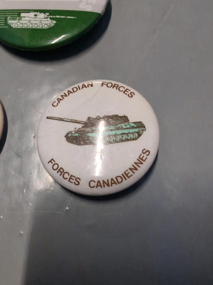 Vintage Canadian Forces Pinback Buttons Lot Military  Army Navy Air Force Lot #4